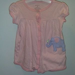 Carter's elephant bird romper
